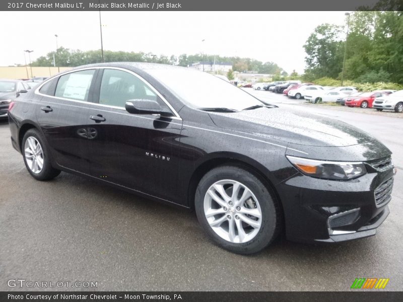 Mosaic Black Metallic / Jet Black 2017 Chevrolet Malibu LT