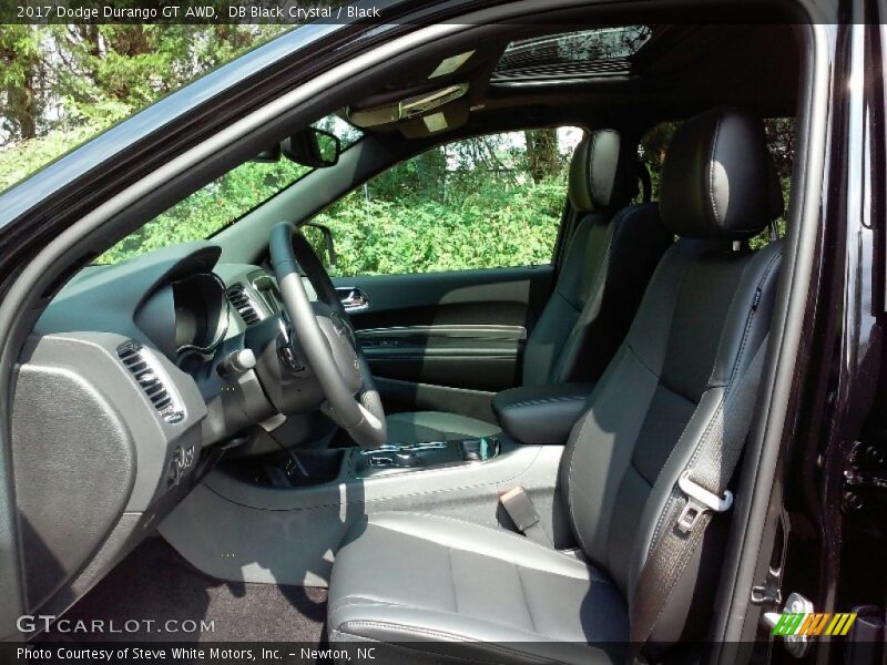 Front Seat of 2017 Durango GT AWD