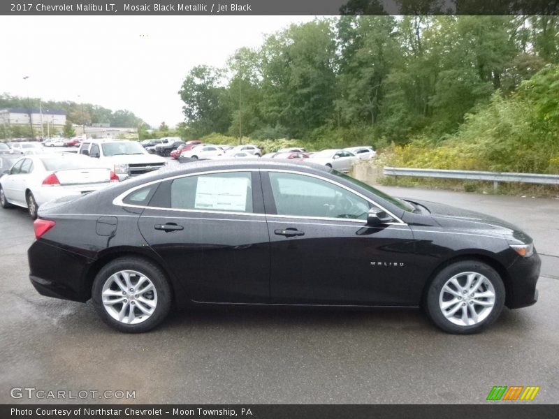 Mosaic Black Metallic / Jet Black 2017 Chevrolet Malibu LT