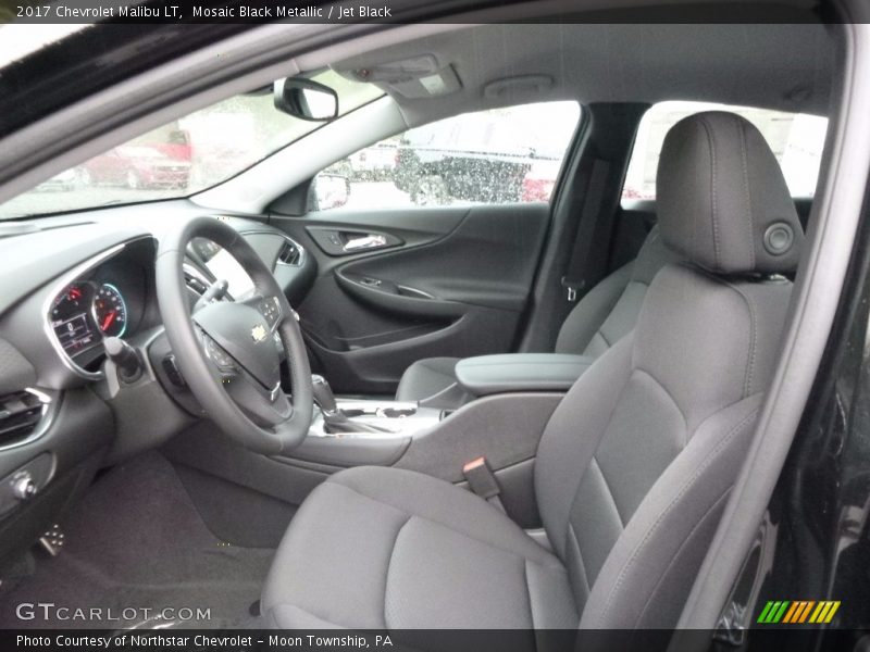 Mosaic Black Metallic / Jet Black 2017 Chevrolet Malibu LT