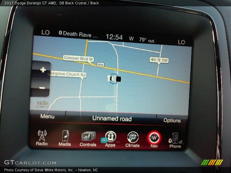 Navigation of 2017 Durango GT AWD