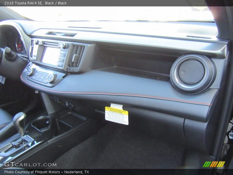 Black / Black 2016 Toyota RAV4 SE