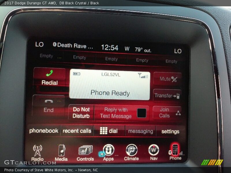 Controls of 2017 Durango GT AWD