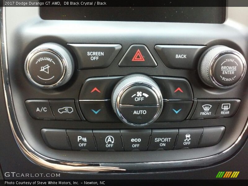 Controls of 2017 Durango GT AWD