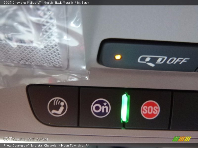 Mosaic Black Metallic / Jet Black 2017 Chevrolet Malibu LT