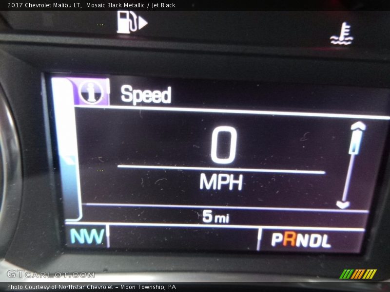 Mosaic Black Metallic / Jet Black 2017 Chevrolet Malibu LT
