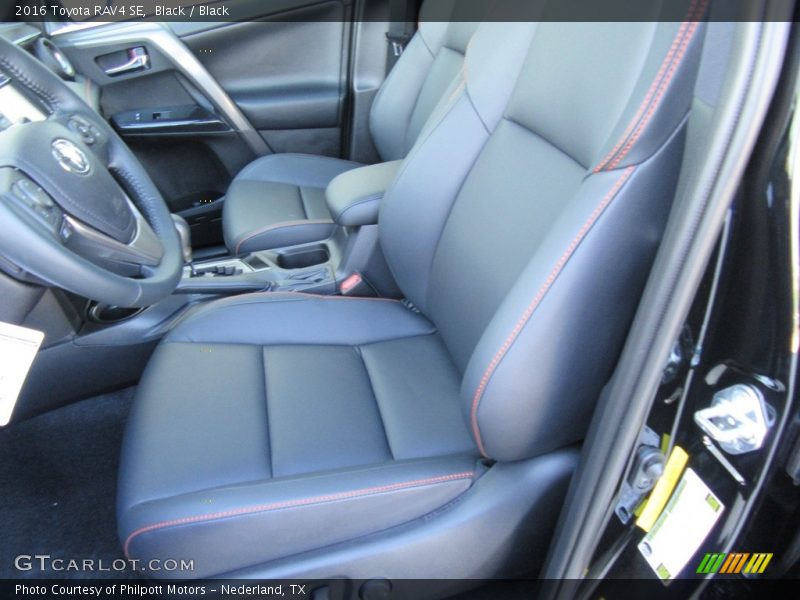 Black / Black 2016 Toyota RAV4 SE