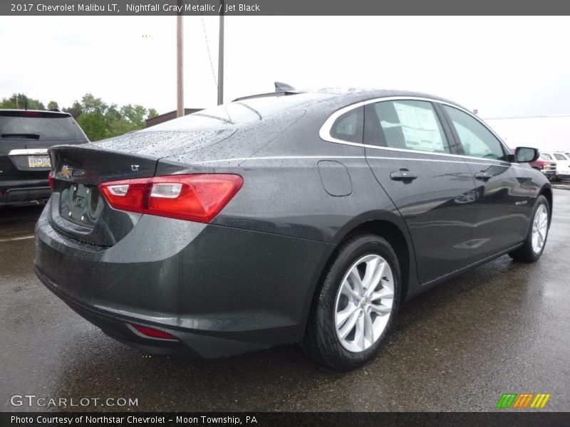 Nightfall Gray Metallic / Jet Black 2017 Chevrolet Malibu LT