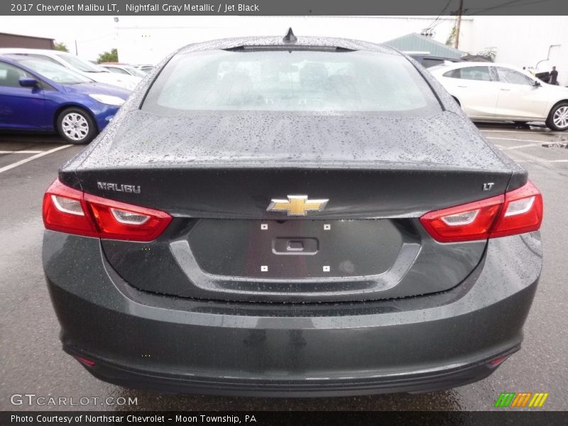 Nightfall Gray Metallic / Jet Black 2017 Chevrolet Malibu LT