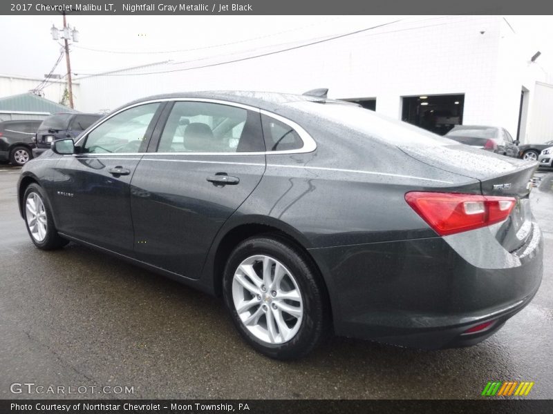 Nightfall Gray Metallic / Jet Black 2017 Chevrolet Malibu LT