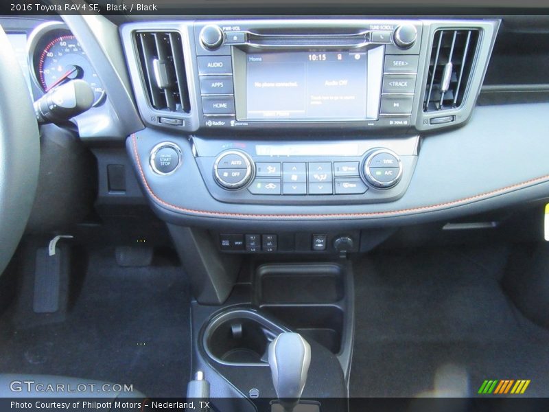 Black / Black 2016 Toyota RAV4 SE
