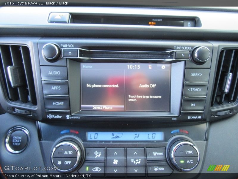 Black / Black 2016 Toyota RAV4 SE