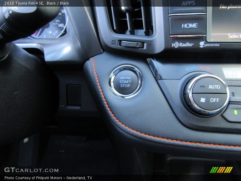 Black / Black 2016 Toyota RAV4 SE