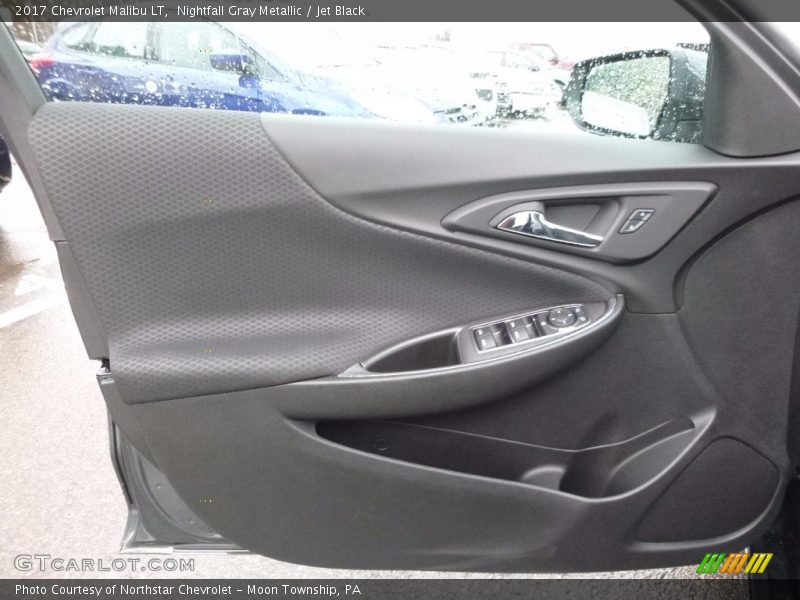 Nightfall Gray Metallic / Jet Black 2017 Chevrolet Malibu LT