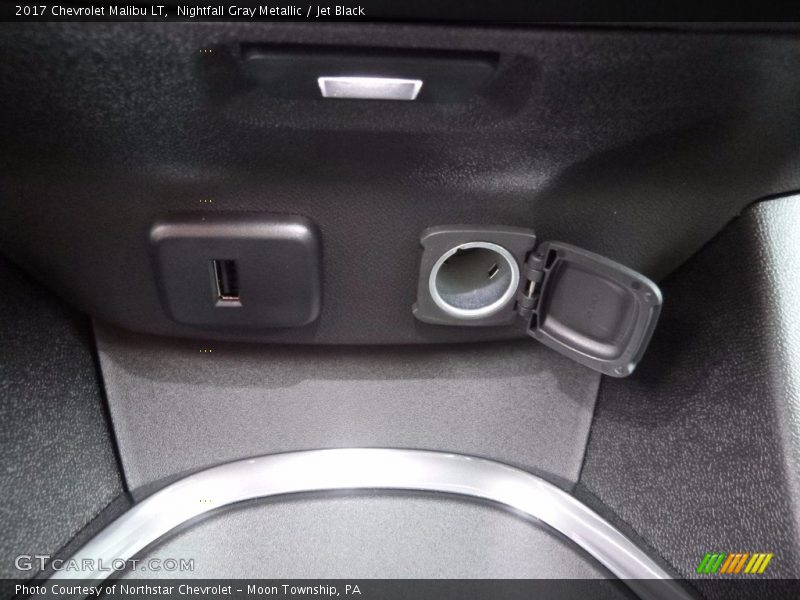 Nightfall Gray Metallic / Jet Black 2017 Chevrolet Malibu LT