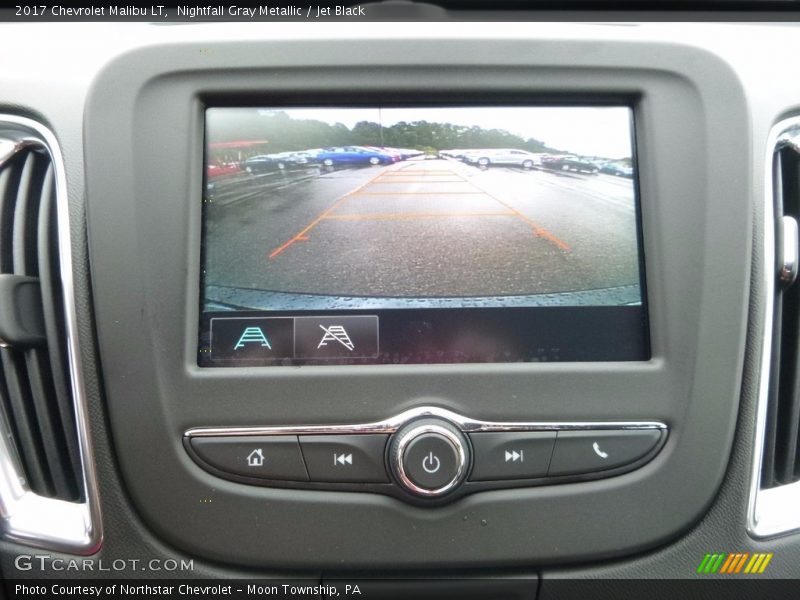 Nightfall Gray Metallic / Jet Black 2017 Chevrolet Malibu LT