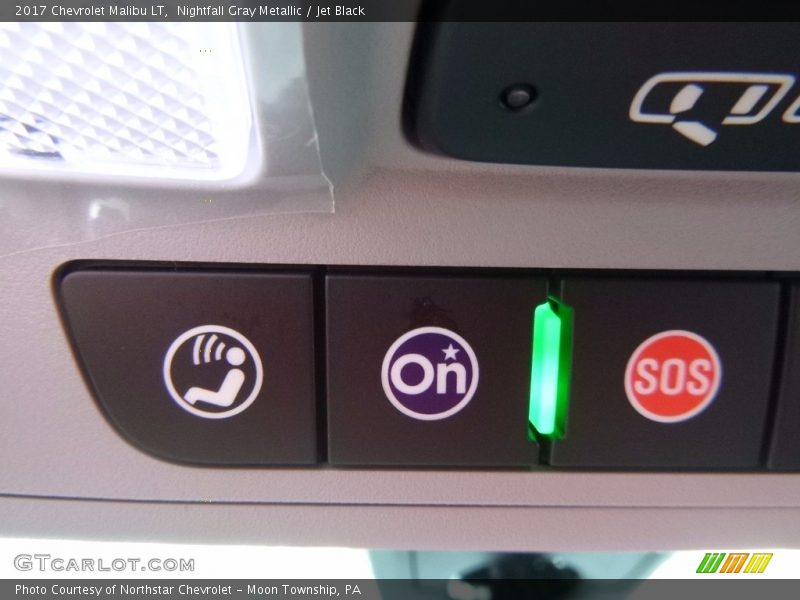 Nightfall Gray Metallic / Jet Black 2017 Chevrolet Malibu LT