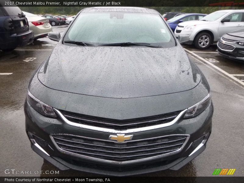 Nightfall Gray Metallic / Jet Black 2017 Chevrolet Malibu Premier