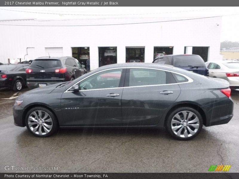 Nightfall Gray Metallic / Jet Black 2017 Chevrolet Malibu Premier