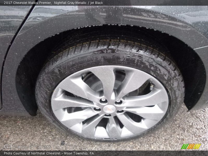 Nightfall Gray Metallic / Jet Black 2017 Chevrolet Malibu Premier