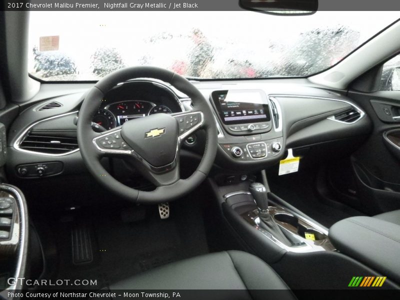 Nightfall Gray Metallic / Jet Black 2017 Chevrolet Malibu Premier