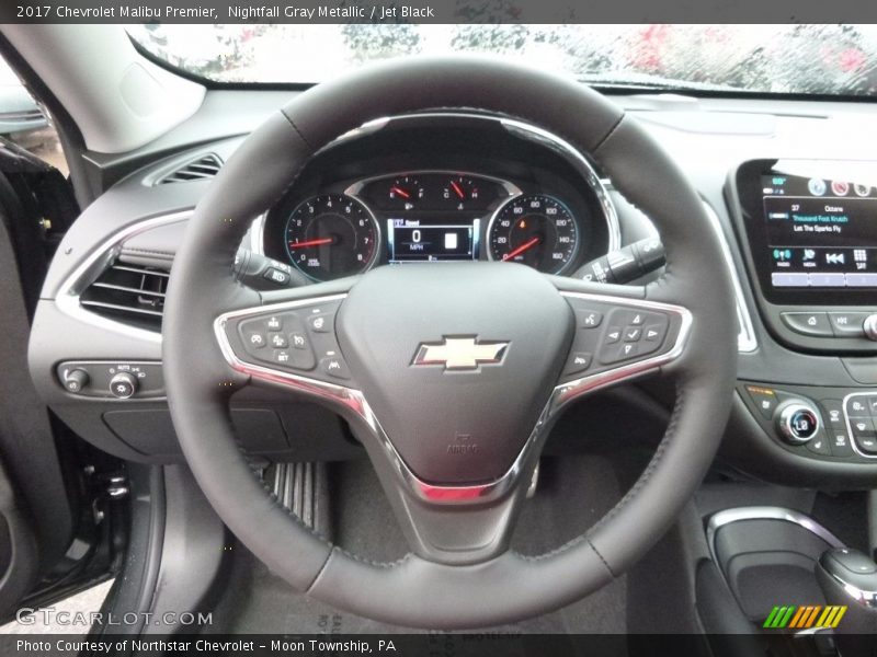 Nightfall Gray Metallic / Jet Black 2017 Chevrolet Malibu Premier