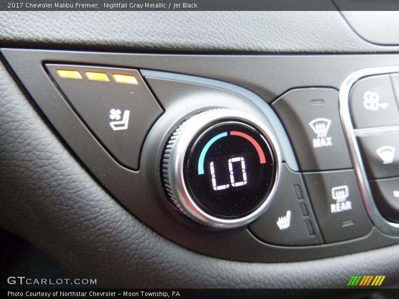 Nightfall Gray Metallic / Jet Black 2017 Chevrolet Malibu Premier