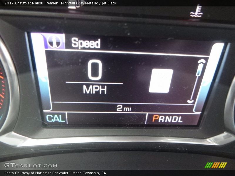 Nightfall Gray Metallic / Jet Black 2017 Chevrolet Malibu Premier