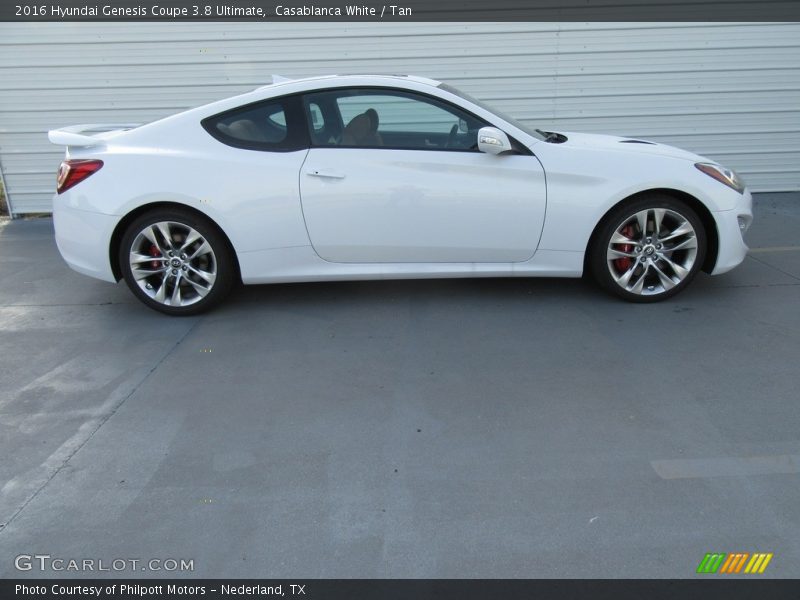  2016 Genesis Coupe 3.8 Ultimate Casablanca White