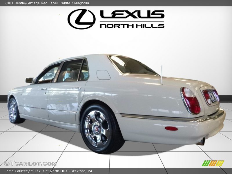 White / Magnolia 2001 Bentley Arnage Red Label