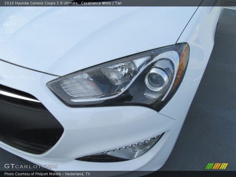 Casablanca White / Tan 2016 Hyundai Genesis Coupe 3.8 Ultimate