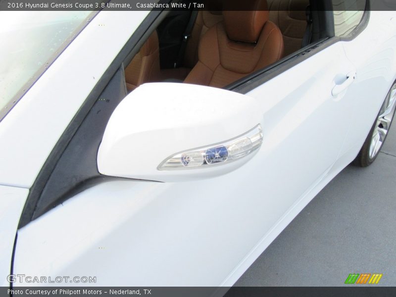 Casablanca White / Tan 2016 Hyundai Genesis Coupe 3.8 Ultimate