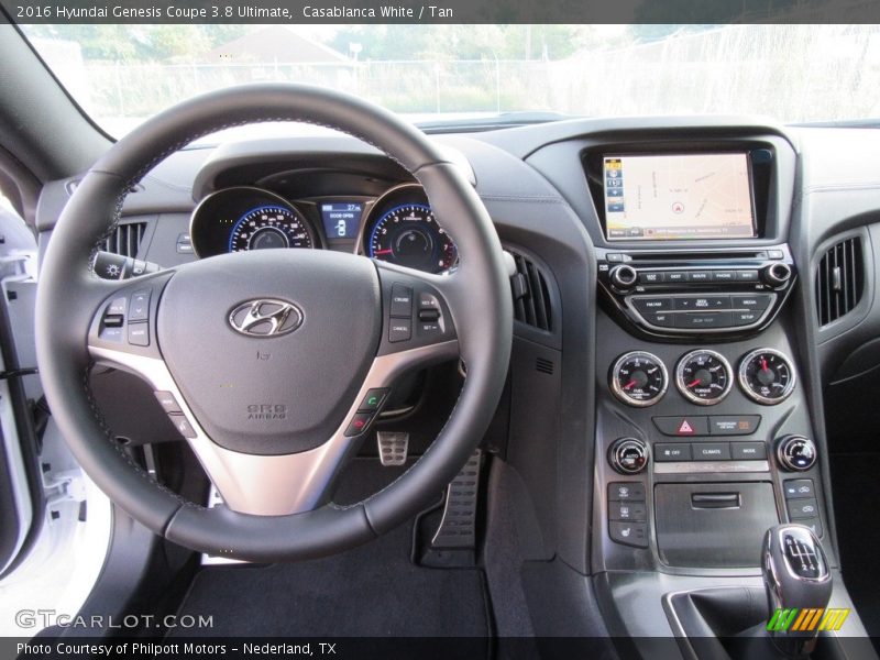 Dashboard of 2016 Genesis Coupe 3.8 Ultimate