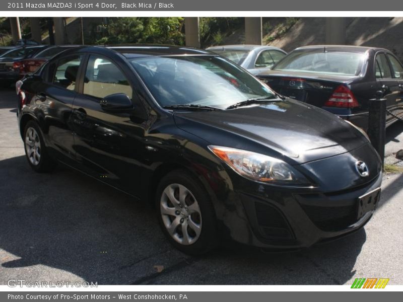 Black Mica / Black 2011 Mazda MAZDA3 i Sport 4 Door