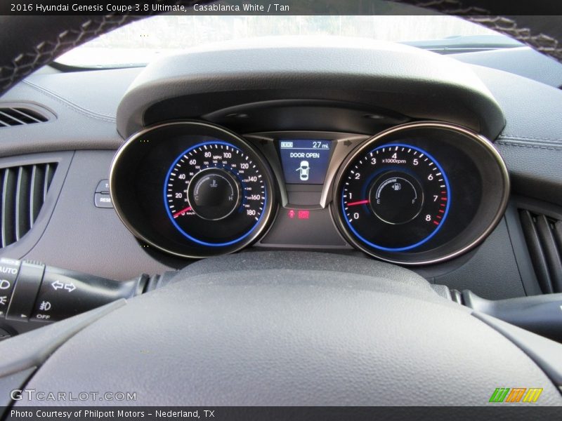  2016 Genesis Coupe 3.8 Ultimate 3.8 Ultimate Gauges