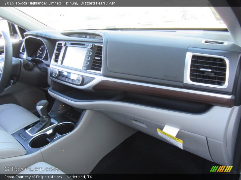 Blizzard Pearl / Ash 2016 Toyota Highlander Limited Platinum
