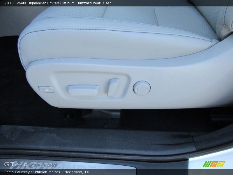 Blizzard Pearl / Ash 2016 Toyota Highlander Limited Platinum