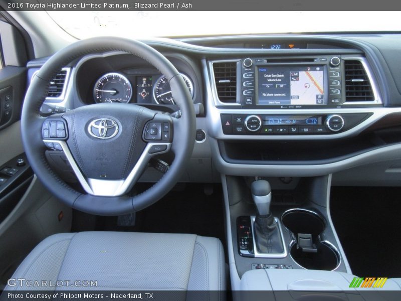 Blizzard Pearl / Ash 2016 Toyota Highlander Limited Platinum