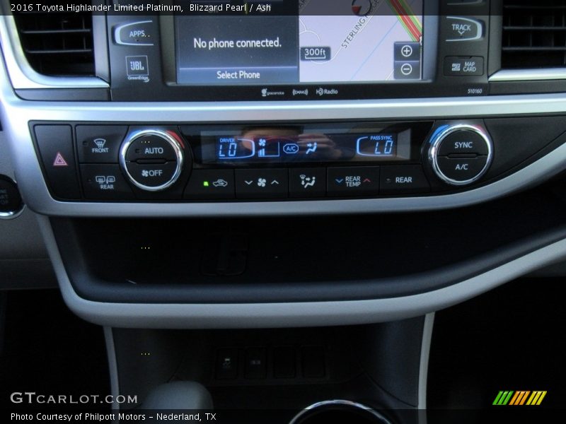 Blizzard Pearl / Ash 2016 Toyota Highlander Limited Platinum