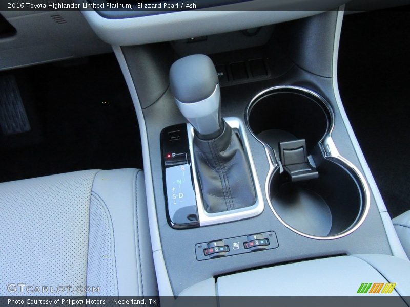 Blizzard Pearl / Ash 2016 Toyota Highlander Limited Platinum