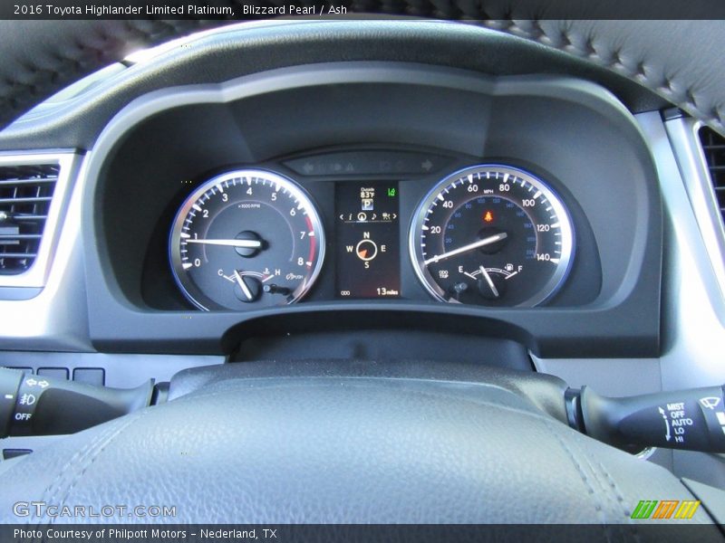 Blizzard Pearl / Ash 2016 Toyota Highlander Limited Platinum