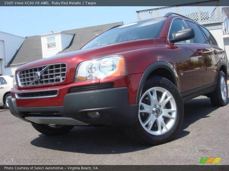 Ruby Red Metallic / Taupe 2005 Volvo XC90 V8 AWD