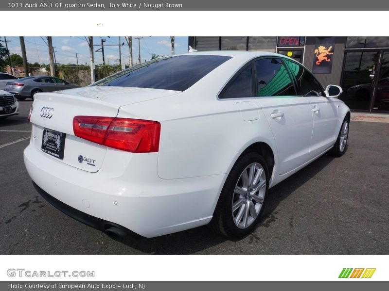 Ibis White / Nougat Brown 2013 Audi A6 3.0T quattro Sedan