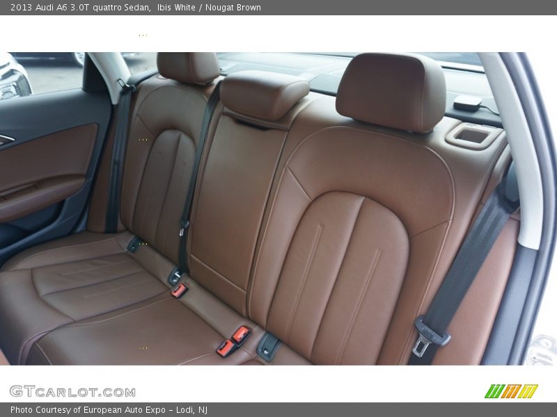 Ibis White / Nougat Brown 2013 Audi A6 3.0T quattro Sedan