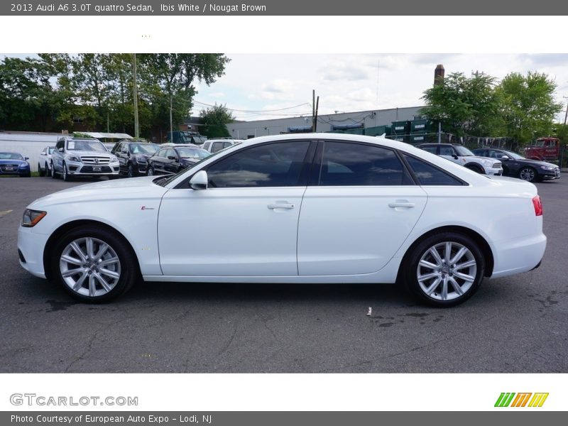 Ibis White / Nougat Brown 2013 Audi A6 3.0T quattro Sedan