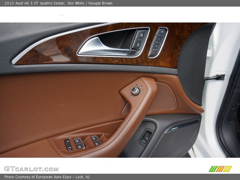 Ibis White / Nougat Brown 2013 Audi A6 3.0T quattro Sedan