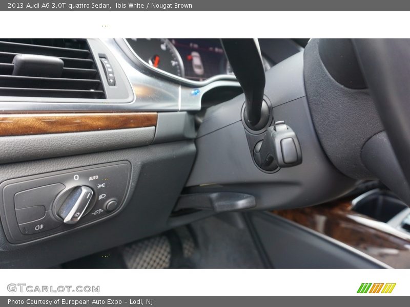 Ibis White / Nougat Brown 2013 Audi A6 3.0T quattro Sedan