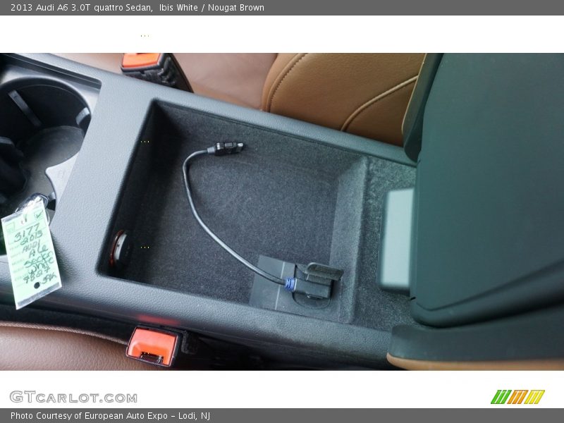 Ibis White / Nougat Brown 2013 Audi A6 3.0T quattro Sedan