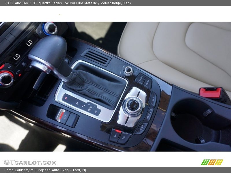 Scuba Blue Metallic / Velvet Beige/Black 2013 Audi A4 2.0T quattro Sedan