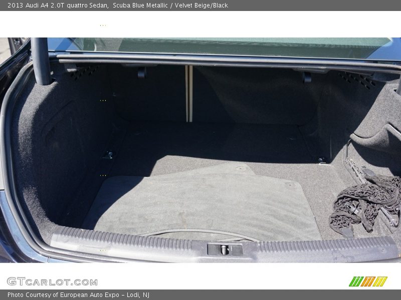Scuba Blue Metallic / Velvet Beige/Black 2013 Audi A4 2.0T quattro Sedan